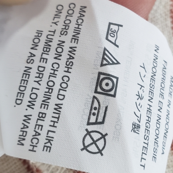 Madewell Stripe Play Button Back Linen Blend Tee Dress, Size Small - Picture 9 of 9